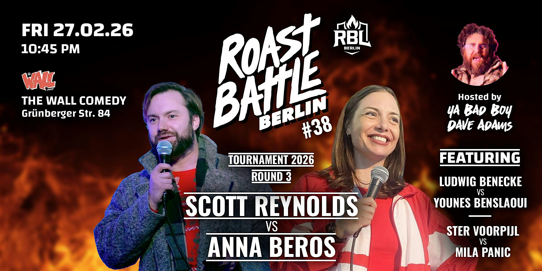 Roast Battle Berlin #38 -  Round 3 - Reynolds vs. Beros