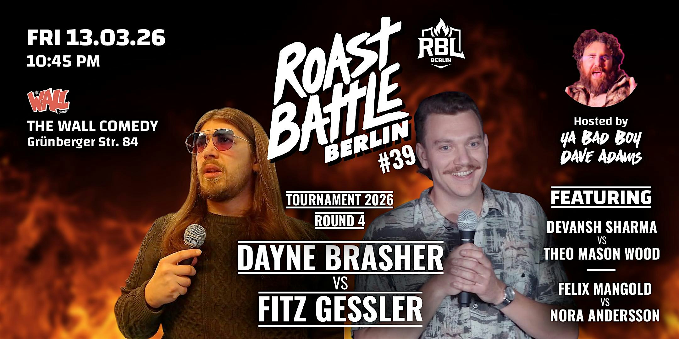 Roast Battle Berlin #39 -  Round 4 - Brasher vs. Gessler