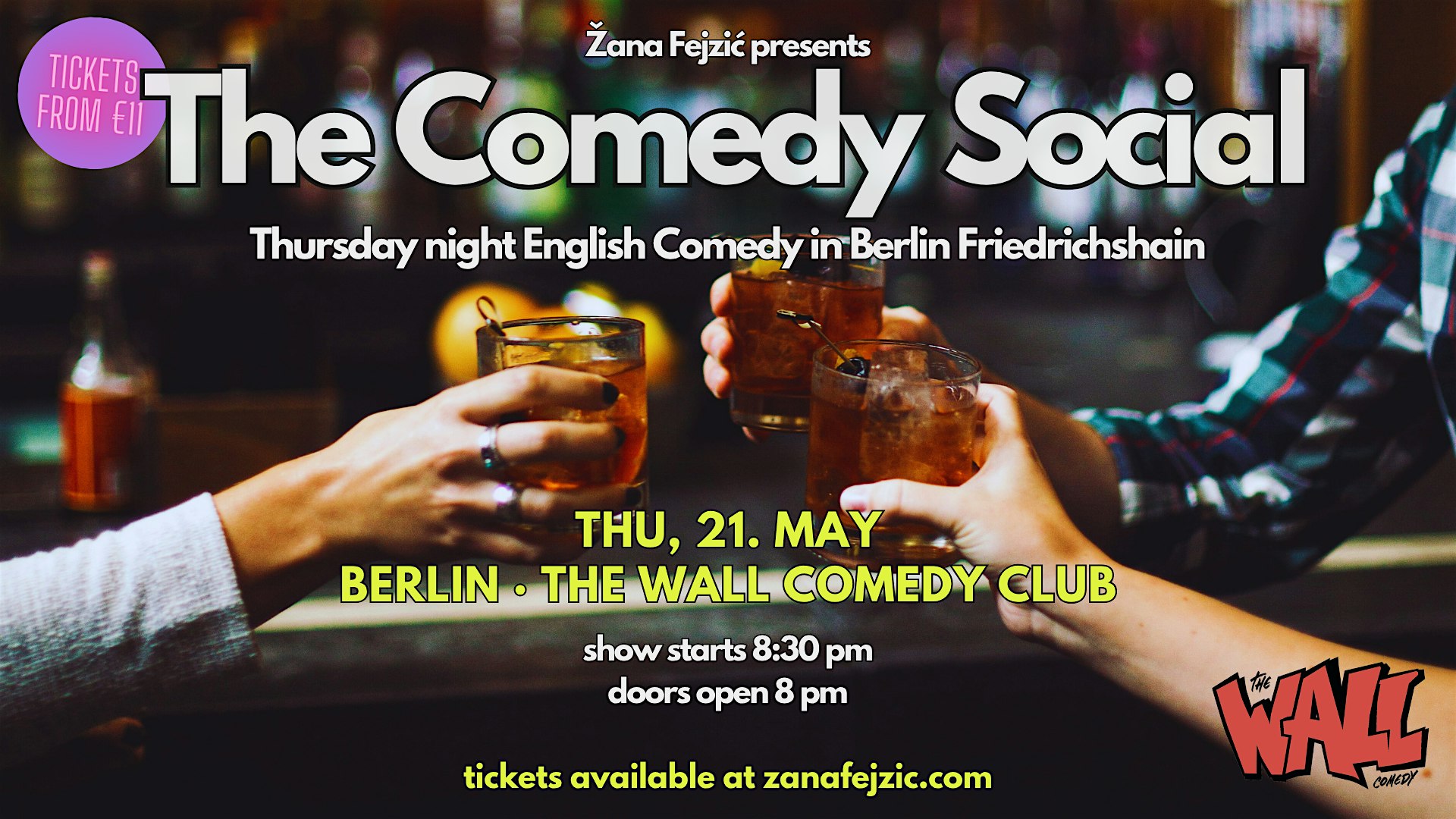 The Comedy Social: Thursday Night English Comedy (Berlin Friedrichshain)
