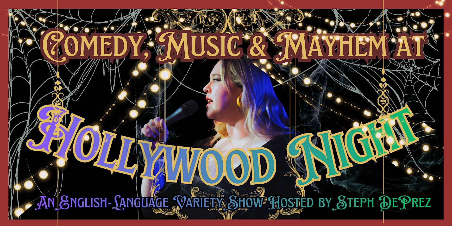 Hollywood Night: Berlin's English Comedy and Variety Show with Steph DePrez