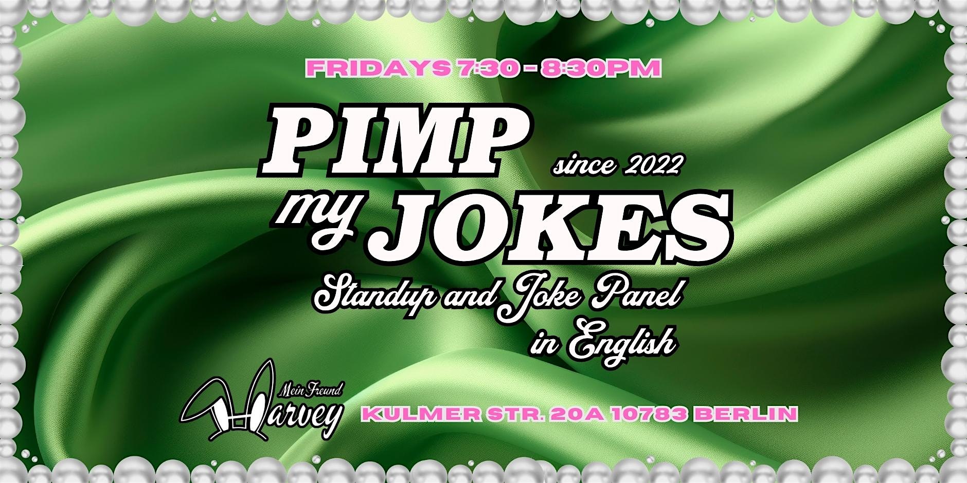 Pimp My Jokes: Interactive Comedy in English Fridays at Mein Freund Harvey